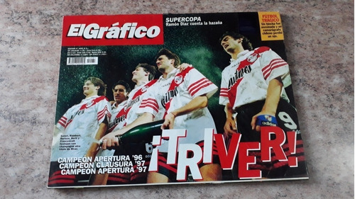 El Gráfico. River Tri Campeón 1997. 