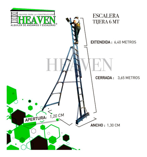 Alquiler De Escaleras Extensibles Y Tijeras Andamios