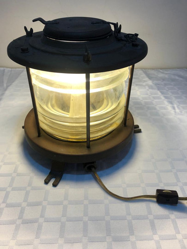 Lampara Nautica Vintage De Mesa (Usado)