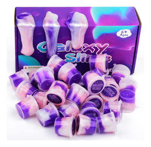 Slime Kit Dauwiaow Galaxy, Paquete De 24 Unidades, Supersuav