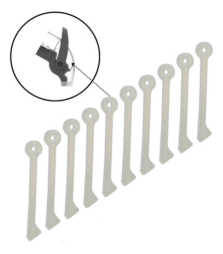 Kit Molas Elástico P/ Bico Do Móvel Dispenser Plast Pet 10un