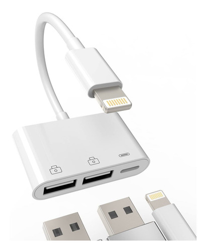 Usb Adapter For Lightning To Otg Connector Cable 13 12...