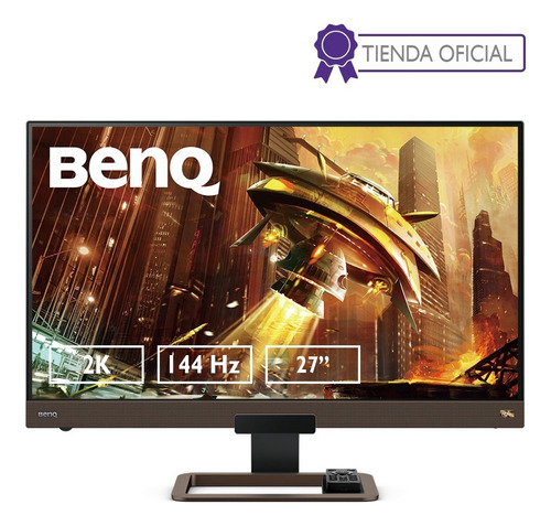 Monitor Gamer 144hz Benq Ex2780q 27 2k Qhd Con Hdri Freesync Color Gris metalizado