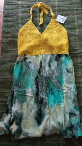 Imagen 1 de 3 de Vestido Crochet Zara L