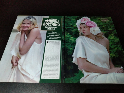 (ak058) Josefina Bocchino * Clippings Revista 2 Pgs (Usado)