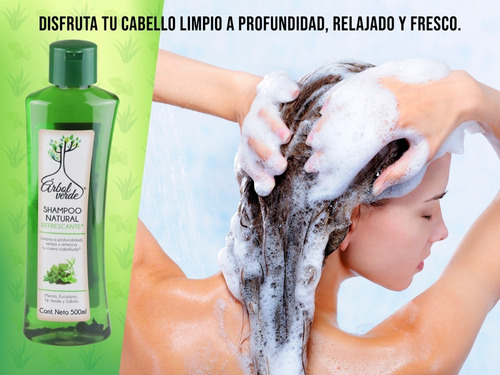 Imagen 3 de 10 de Shampoo Orgánico Arbol Verde Limpia Frutal Pera Relaja 500ml