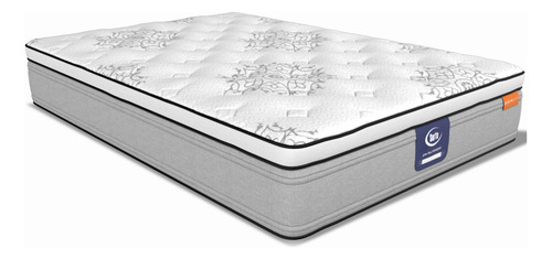 Colchón Serta King Size Cronos + 2 Almohadas Memory Foam Gel