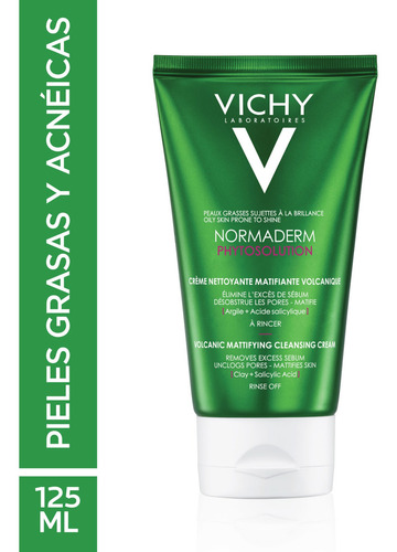 Imagen 1 de 7 de Vichy Normaderm Phytosolution Gel Limpiador Matificante 125g