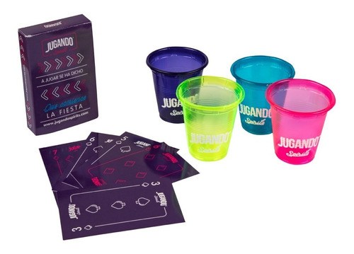 Poker Jugando Spirits - Juego De Shots Para Tequila
