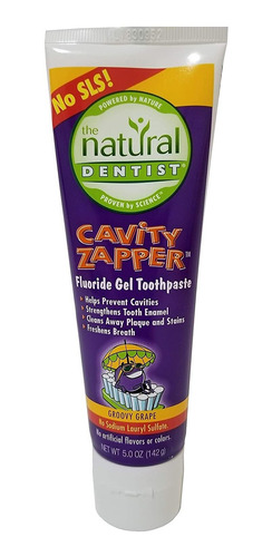 El Dentista Natural Cavaity Zapper Flúor Pasta Dental, Groov