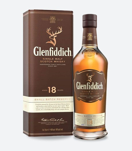 Whisky Glenfiddich 18 Años 750cc X1 Estuche - Dh Tienda