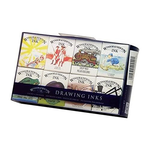 Collection Drawing Ink Set, Set Of 8, William Collectio...