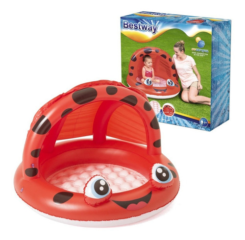 Imagen 5 de 6 de Pileta Para Bebe Bestway 52189 Con Techo Y Proteccion Uv