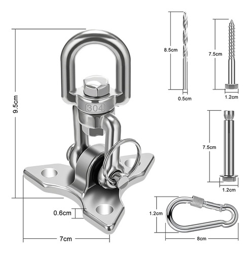 Silla Colgante Con Gancho De Techo, Soporte De Techo De Alta