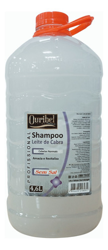  Shampoo Para Salão D Beleza Sem Sal Leite D Cabra 4,6 Litros