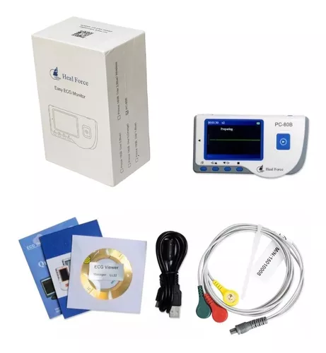 Electrocardiografo Monitor Electrocardiograma Ecg Portatil