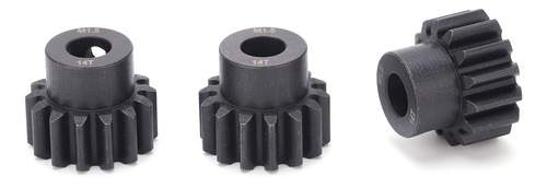 Engranaje De Acero Con Eje De 8 Mm, 3 Piezas, Motor De Piñón