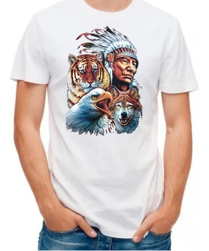 Camiseta Indio Nativo Americano