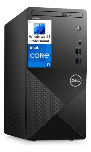 Computadora De Escritorio Dell 2023 Vostro 3910 Tower Business, 12.ª Generación De Procesadores Intel I7-12700 De 12 Núcleos Hasta 4,9 Ghz, 64 Gb De Ram Ddr4, Ssd Pcie De 2 Tb, Dvdrw, Wifi 802.11ac