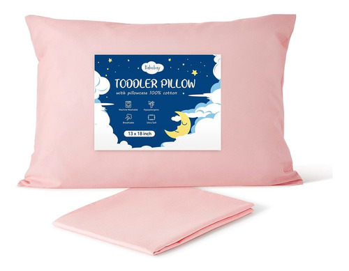 Almohada Para Nios Pequeos Con Funda De Almohada, 13 X 18 Pu