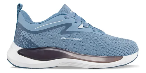 Tenis Running Hoshy Azul Para Mujer Croydon