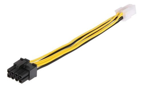 Cable De Extensión 4 Pin A 8 Pin Mainboard Tarjeta Madre