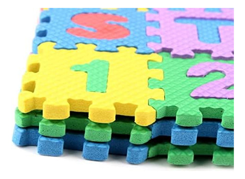 Toyvian Rompecabezas 36 Piezas: Números Y Letras