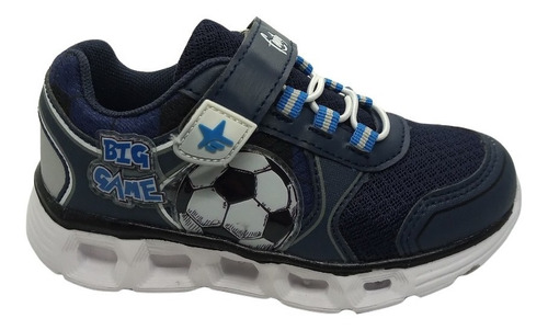 Zapatilla Footy Pelota Hi507 Con Luces Laterales