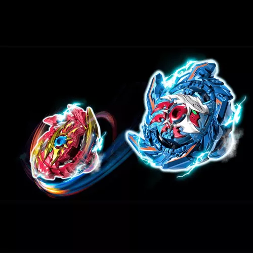 Batalha com 4 beyblade Metal a Led + 2 lançadores + Arena