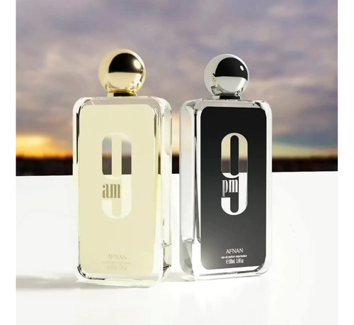 Afnan Coleccion Edp De 9pm Y 9am - 100ml (3.4 Onzas). Paque