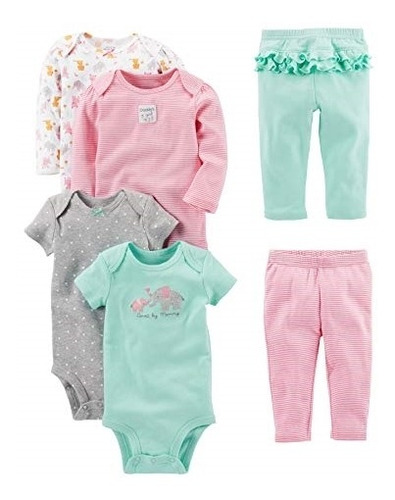 Ropa Para Bebe Conjunto De 6 Piezas Para Niñas Talla 18m