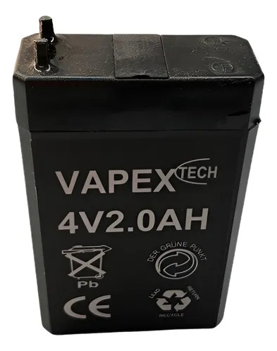 Bateria Gel 4v 2ah 2a Recargable Alarma Ups Emergencia Vt420