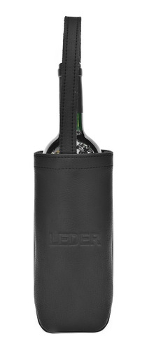 Vinera De Cuero Vacuno Leder Para 1 Botella