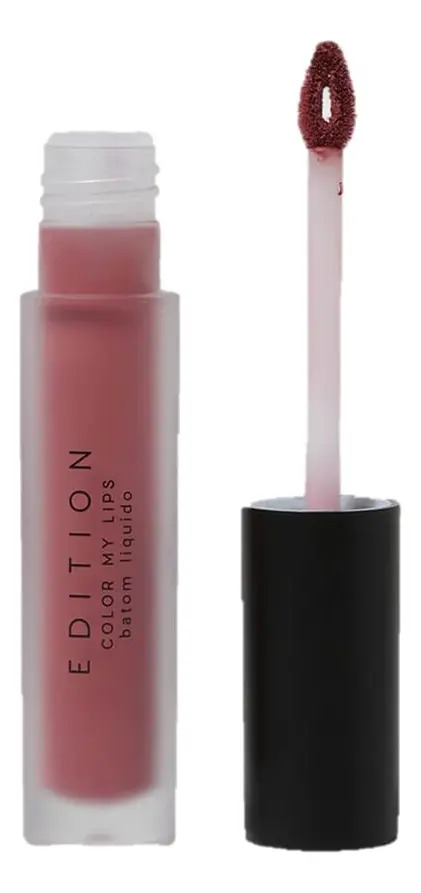 Batom Líquido Oceane Color My Lips Rosa Hype Edition Fosco Longa Duração 1 Unidade 4g