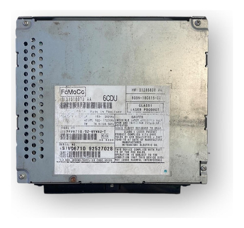 Modulo Radio Som Cd Player Volvo Xc60 2010 T6 31310073aa (Usado)