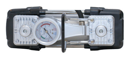 Imagen 5 de 6 de Compresor Aire Valija Herramientas Kit Repatacion Neumatico Color Gris Fase Eléctrica Monofásica