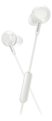 Auriculares In Ear Philips Earbuds Tae4105 Microfono Blanco