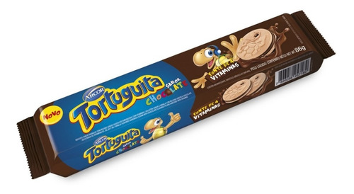 Biscoito Tortinha Tortuguita Chocolate Arcor 86g