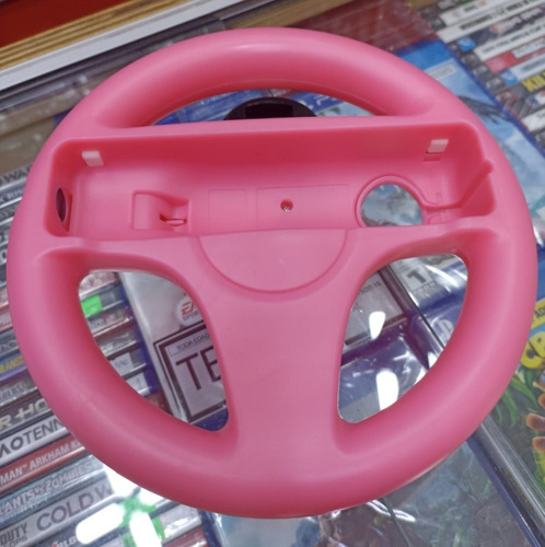 1 Volante De Carreras Nintendo Wii / Wii U Rosado