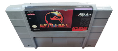 Juego Mortal Kombat Super Nintendo (Reacondicionado)