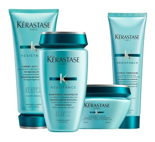 Kerastase Kit Resistance Cabello Dañado, Fragil, Quebradizo