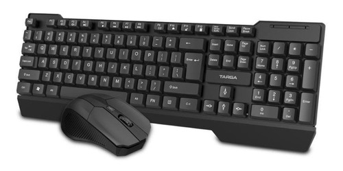 Kit Teclado E Mouse Sem Fio Plug And Play Targa Tg-km70w