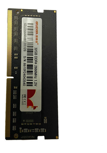 Memoria Ram Sodimm Ddr4 32gb Pc21300 2666mhz Notebook Aio