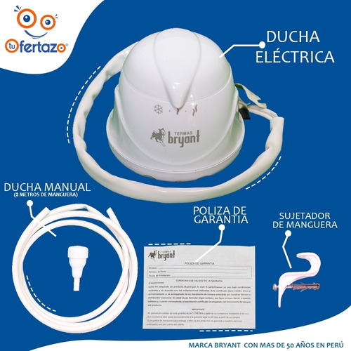 Ducha Eléctrica Bryant 5500 Watts