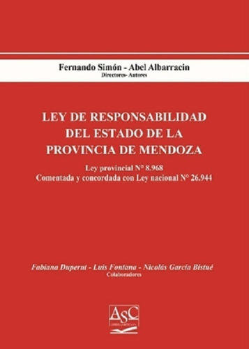Ley De Responsabilidad Estado Provincia Mendoza Albarracin