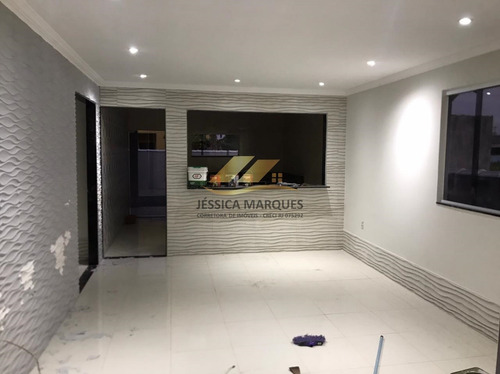 42-3 Casa 2 Quartos, Piscina E Área Gourmet Em Unamar - Cf