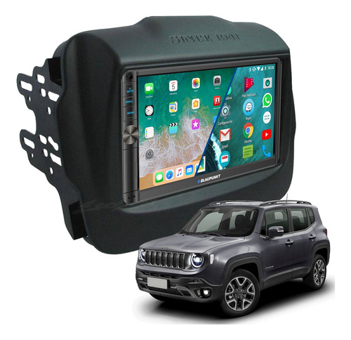 Stereo Pantalla 7p Blaupunkt Sao Paulo + Marco Jeep Renegade