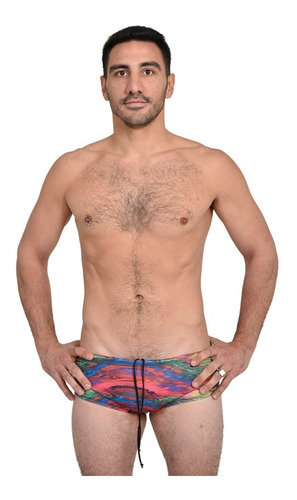 Malla Sunga Natación Buen Nado Estampada Hombre Art 669 Est