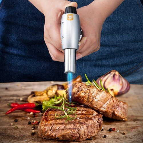 Encendedor Soplete Recargable Para Cocina Flama Regulable