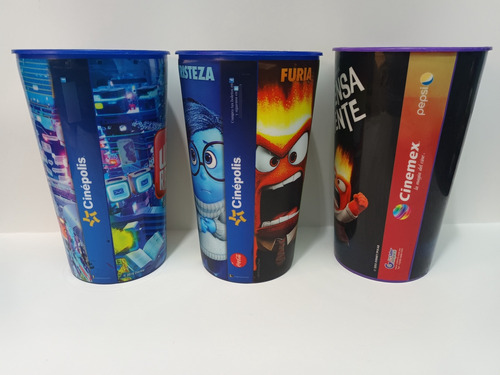 Vasos Cinepolis Intensamente, Minions, Wifi Ralhp, Trolls (Usado)